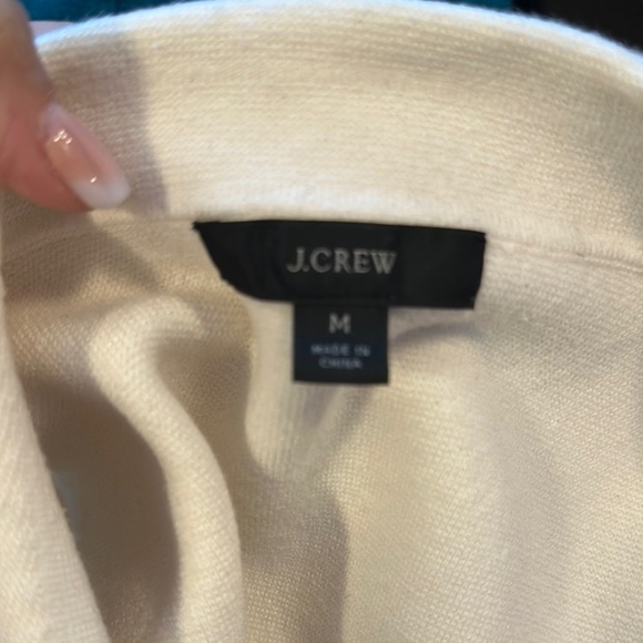 Jcrew Elegant Cream Women's Sweater Blazer NWOT - Picture 4 of 4